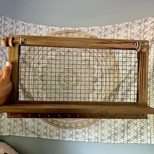 Wooden Hanging Jewelry Organizer Amazon